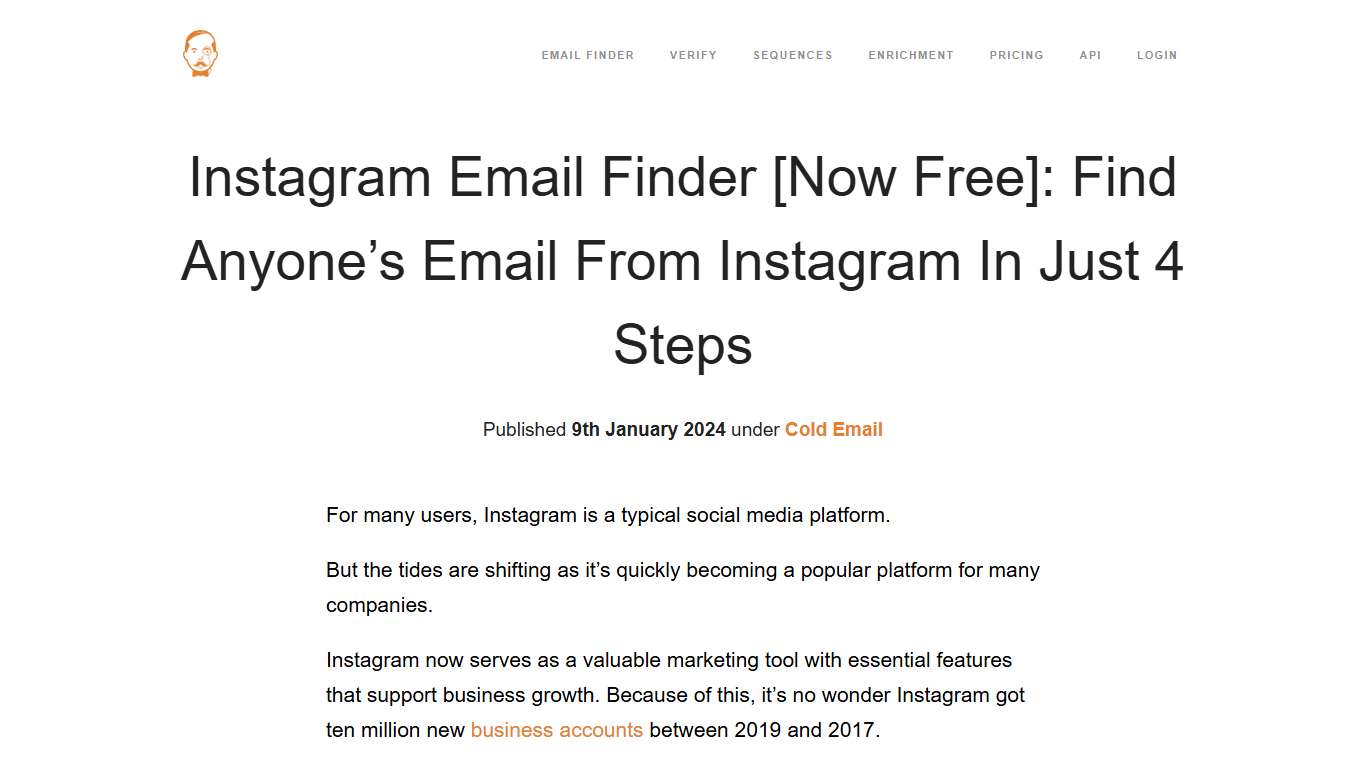 Instagram Email Finder (Free) Discover Any Email via Instagram in 4 Steps