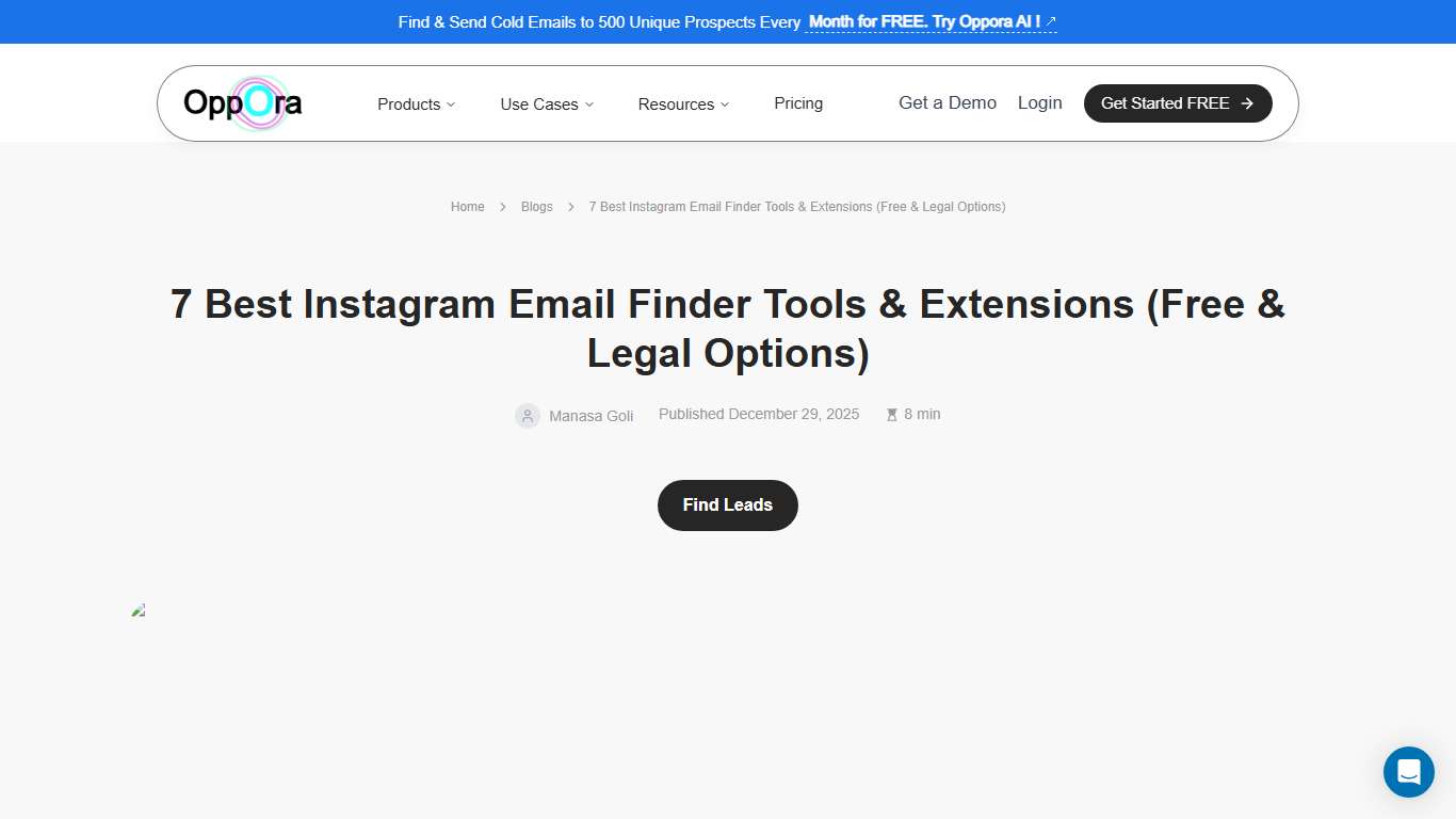 7 Best Instagram Email Finder Tools & Extensions (Free & Legal Options)